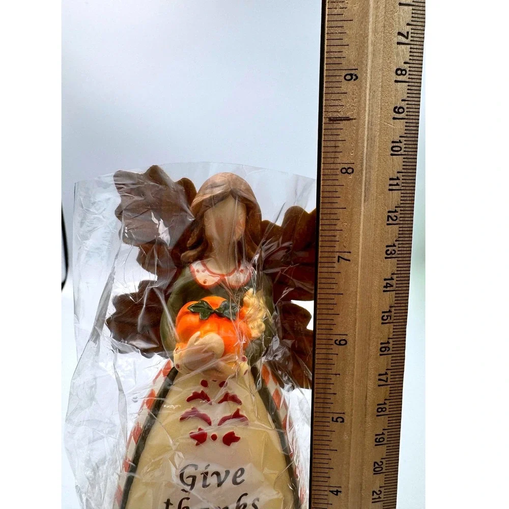 Faith At Home Harvest Angel Figurine 1 Chronicles 16:8 Give Thanks NIB